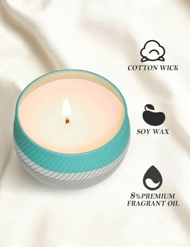 Xtutic Candle Set 4 Pack Candles- Scented Candles Gift Set for Home, Long-Lasting Ambiance for Living Room & Bedroom, Smal...