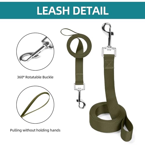 Small Dog Harness and Leash Set, Breathable Mesh Puppy Harness, Adjustable Dog Harness for Small Medium Large Dogs, No-Pul...