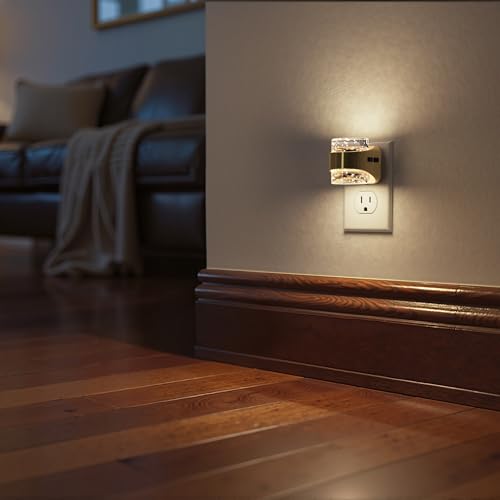 Briignite Night Light 2 Pack, Dimmable Night Lights Plug Into Wall with Bubble Design 3000K/4000K/5000K & 3 Brightness Lev...