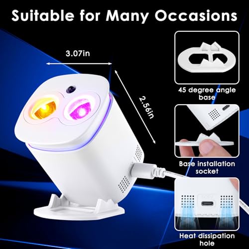 Galaxy Projector, Galaxy Projector for Bedroom, Night Light for Kids, Nebula Ceiling LED Lamp, Room Decor, with Timer and ...