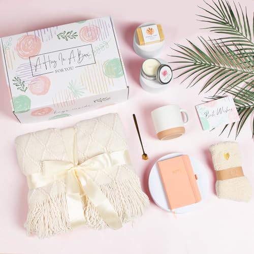 Self Care Get Well Soon Gifts for Women - Care Package Birthday Set Box for Women, Sympathy Gifts Inspirational Thank Thin...