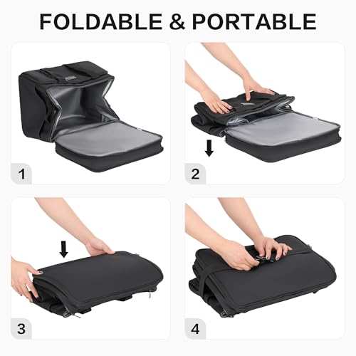 Hulongo Insulated Soft Cooler Bag, Large Ice Coolers Soft Sided Ice Chest for Beach, Collapsible and Portable