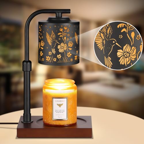 Candle Warmer Lamp with Adjustable Height Dimmable for New Home Decor Electric Candle Warmer for Jar Candles Birthday Gift...