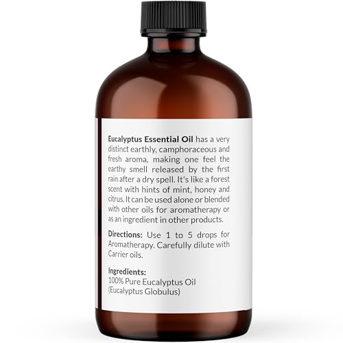 NaturoBliss Essential Oil with Glass Dropper - 100% Pure and Natural - Essential Oils for Diffuser, Aromatherapy, Soap and...