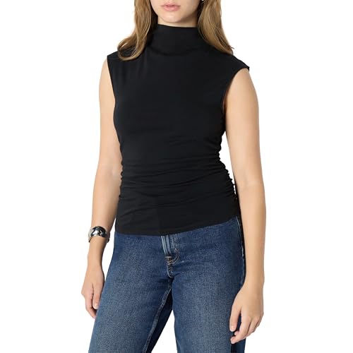 Amazon Essentials Women's Slim-Fit Sleeveless High-Neck Top