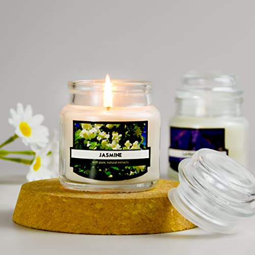 3 Pack Scented Candles Gift Set for Women - Soy Candle for Home Scented, Floral Aromatherapy Jar Candles Set for Birthday ...