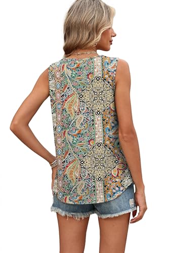 WIHOLL Tank Tops for Women Summer Outfits 2026 Crewneck Spring Casual Sleeveless Shirts Blouses Clothing