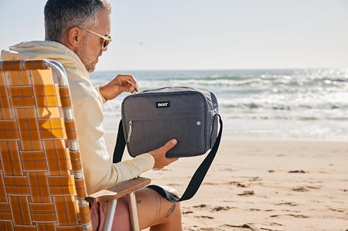 PackIt(R) Freezable Essential Cooler, Gray Fog, Built with EcoFreeze(R) Technology, Fully Freezable, Collapsible, Reusabl...
