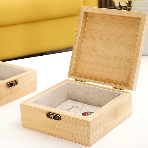 BJDAMAI Trinket Keepsake Decorative Memory Jewelry Storage Box, Christmas Valentines Day Mothers Day Easter Halloween Fami...