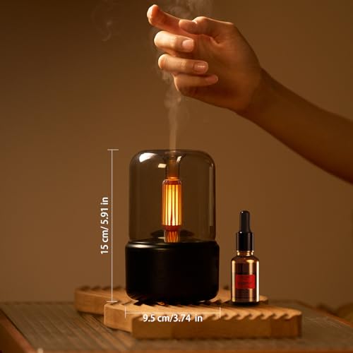 LONCIN Essential Oil Diffuser, 150ml Aromatherapy Diffuser with Auto Shut-Off, Scent Diffusers for Essential Oils, Cool Mi...
