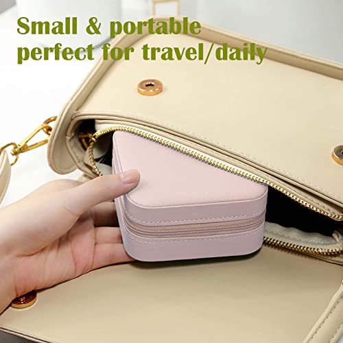 CIPIDI Travel Jewelry Case Bridesmaid Gifts Box,12 Pack Small Jewelry Box Mini Jewelry Organizer,PU Leather Portable Earri...