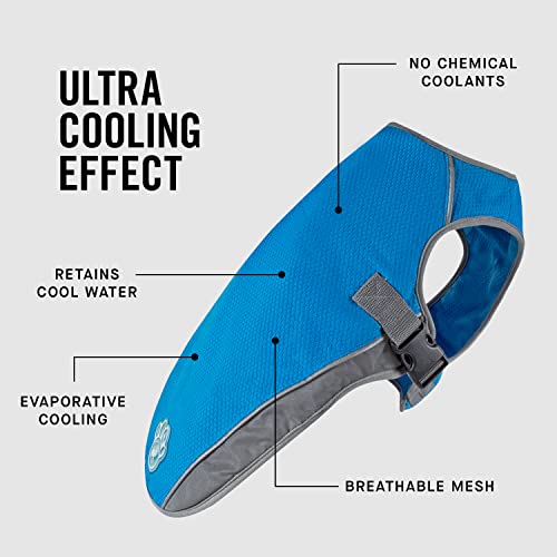 Canada Pooch Dog Cooling Vest - Evaporative Cooling Vest for Dogs with Breathable Mesh Material & Reflective Lining, Adjus...