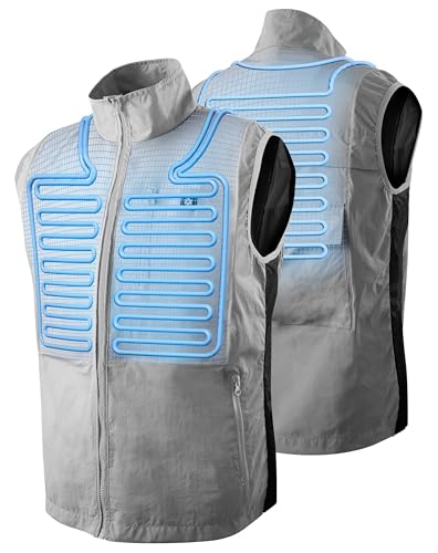 Gobi Heat Men's Canyon Cooling Vest Summer Cooling Lightweight, Breathable Gear with Ice Water Circulation