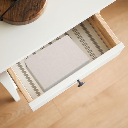 Vienrose Linen 4" x 6" Photo Cases and Postcard Keeper Storage Container Box 1Pcs for Photo, Postcard, Decorative Paper, B...
