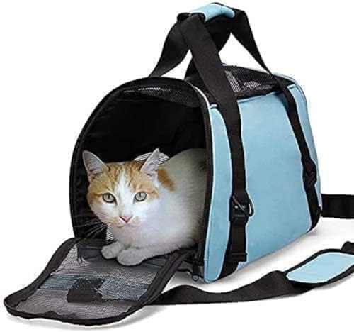ZaneSun Cat Carrier,Soft-Sided Pet Travel Carrier for Cats,Dogs Puppy Comfort Portable Foldable Pet Bag Airline Approved (...