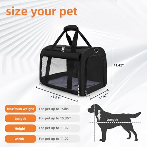 TWDEPART Cat Carrier Backpack - Multifunctional, Firm & Foldable with Roll-Up Shade, Breathable Design Includes Collapsibl...