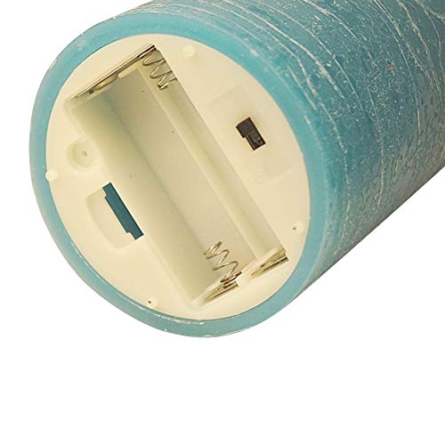 iZAN 3 Pack Real Wax Flameless Candles Battery Operated LED Pillar Flickering Realistic Electric Candle Gift Sets with Rem...