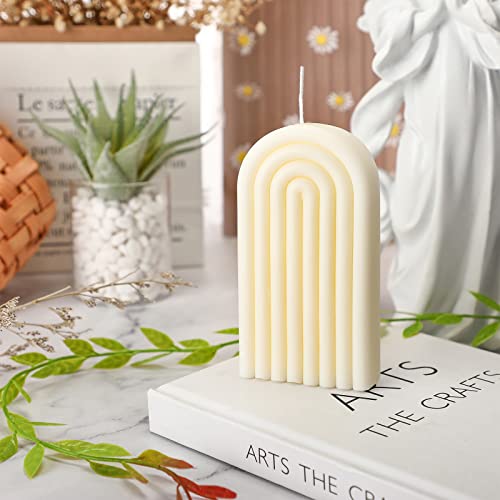 Arch Shaped Candles Geometric Scented Aesthetic Candle Geometric U Shaped Candles Minimalist Candle Aroma Wax Art Decorati...