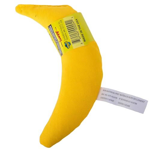 Yeowww! Catnip Toy, Yellow Banana
