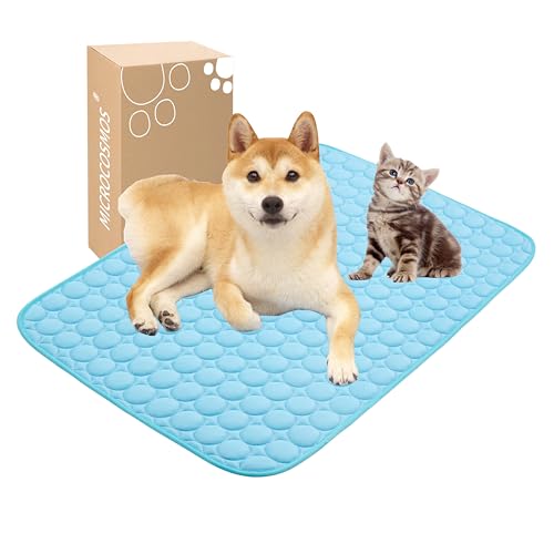 MICROCOSMOS Summer Cooling Mat & Sleeping Pad- Water Absorption Top, Materials Safe, Easy Carry, EZ Clean. Keep Cooling fo...