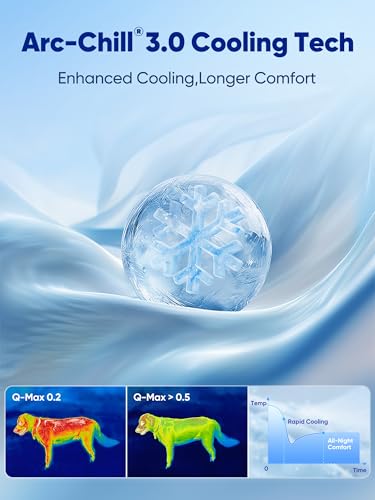 Rywell Cooling Dog Bed Extra Large Sized Dog, 43" x 31", Orthopedic Pet Bed with 3-in-1 Adjustable Design, Dog Cooling Mat...