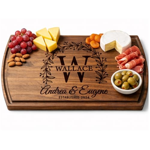 Personalized Cutting Board - Personalized Wedding Gifts for Couple - Custom Cutting Board Wood Engraved- Housewarming Gift...