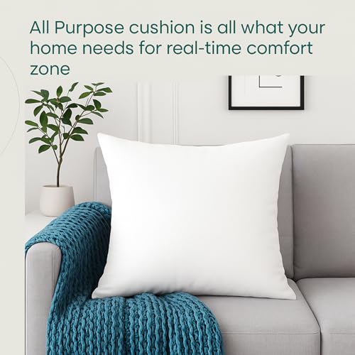 LANE LINEN 12x20 Pillow Insert - Pack of 2 White Decorative Pillows for Sofa Bed, Fluffy Pillow Inserts for Cushion Cover...