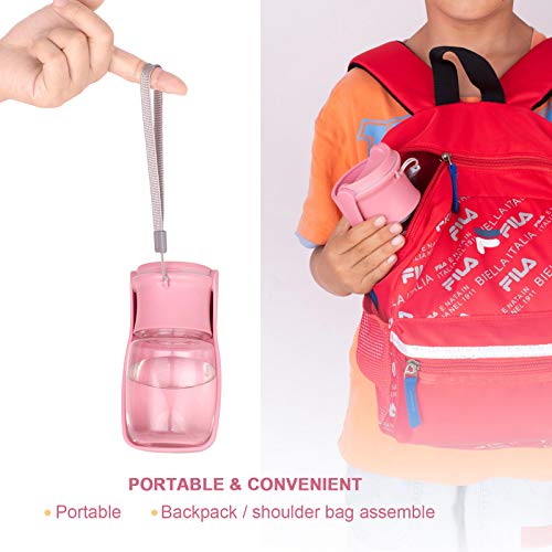 Portable Dog Water Bottle, Foldable Dog Water Bottle Leak Proof Dispenser for Puppy Small Medium Large Dogs, Pet Drink Cup...