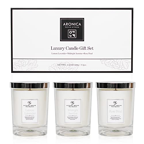 Aronica Secret Santa Gifts for Coworker, Luxury Scripture Candles for Women Sets, Bride Candle Gift Set, Get Well Candle Set
