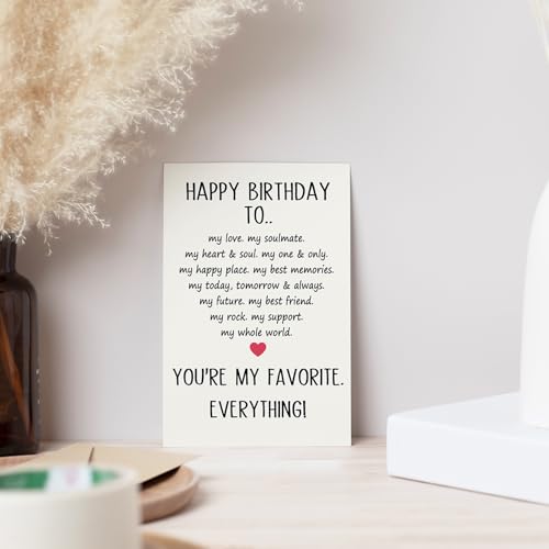 uugtcard Funny Birthday Cards for Men，Unique Birthday Card Gifts for Husband Boyfriend，Happy Birthday Decorations for Him