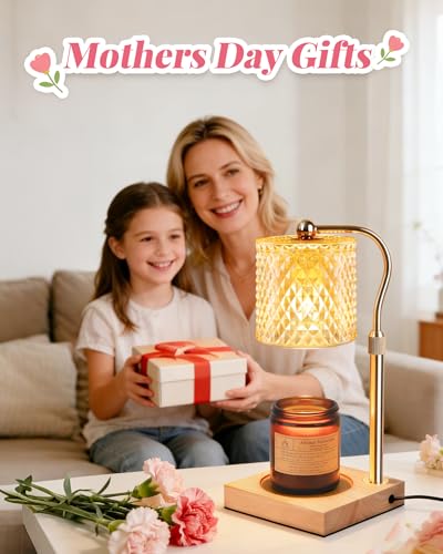 Linstaine Candle Warmer Lamp with Timer Dimmer Adjustable Height, Mothers Day Gifts for Mom, Birthday Gifts for Women, Hou...