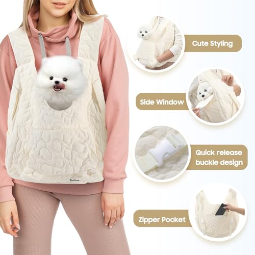 JourCraf Pet Carrier Backpack, Adjustable Pet Front Cat Dog Carrier Backpack Travel Bag for Small Medium Dogs Cats and Rab...