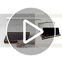 MOOCA Wooden Jewelry Display Case with Tempered Glass Lid and Removable Black Luxurious MDF Velvet Jewelry Display Pad, Po...