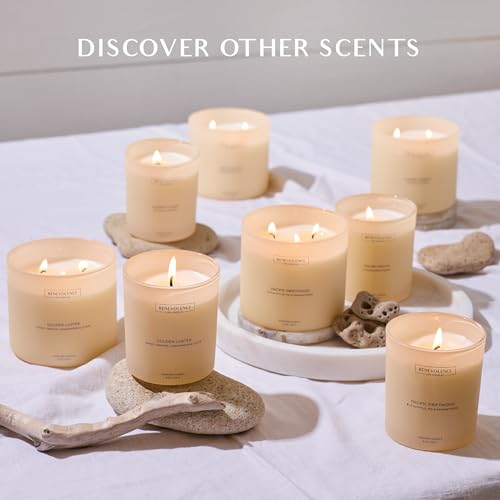 Champagne & Peony – Benevolence LA Scented Candle | 8oz, 45-Hour Burn | Natural Soy Wax, Cotton Wick | Romantic & Elegant ...