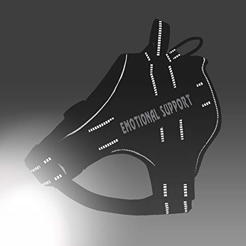 voopet Emotional Support Dog Harness, Professional Service Dog Vest Harness for Small Medium Large Dogs, Reflective Breath...