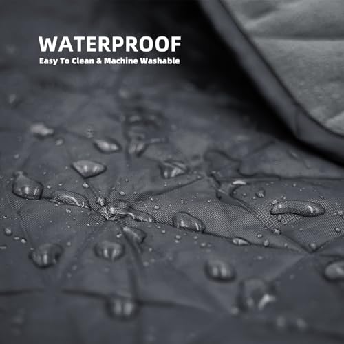 KawaGebo Kamp Large Outdoor Waterproof Blanket Extra Thick Fleece Stadium Blanket for Camping, Car, Pet, Picnics - Windpro...