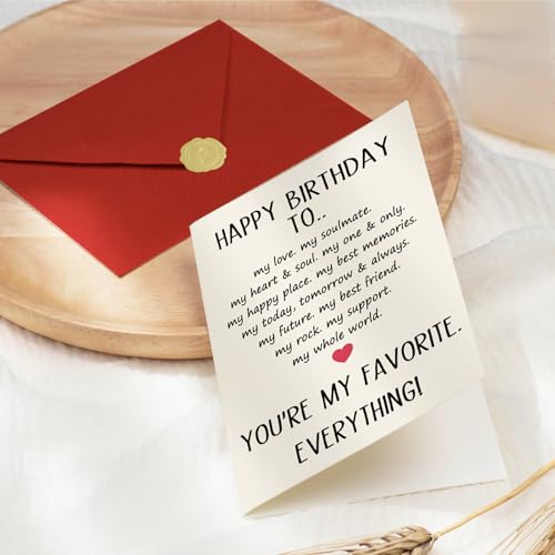 uugtcard Funny Birthday Cards for Men，Unique Birthday Card Gifts for Husband Boyfriend，Happy Birthday Decorations for Him