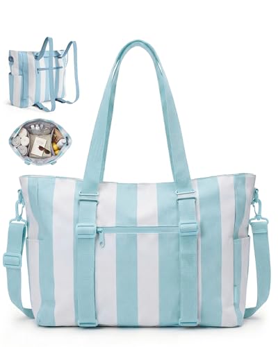 BAGSMART Large Beach Bag for Women, Oversize Tote Bag for Travel/Pool/Summer | 3-Ways to Carry, Cruise Essentials, Family ...