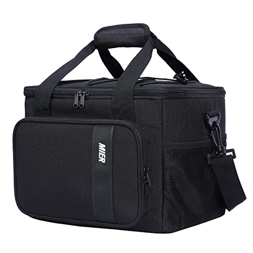 MIER Mens Lunchbox for Work Insulated 24 Cans/15L Large Lunch Bags Leakproof Adult Women Lunch Box Coolers for Travel Beac...