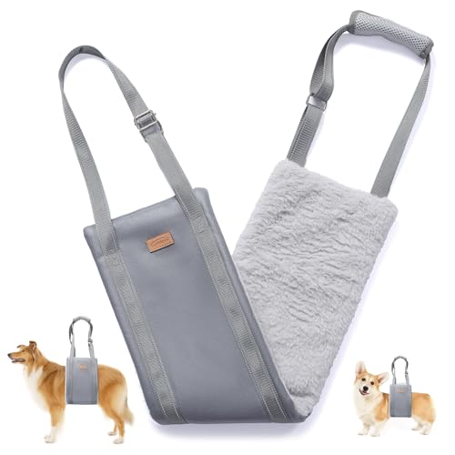 Dog Lift Harness for Medium Dog, Adjustable Dog Sling for Back Legs, Hip Support Harness to Help Lift Dogs Rear for Helps ...