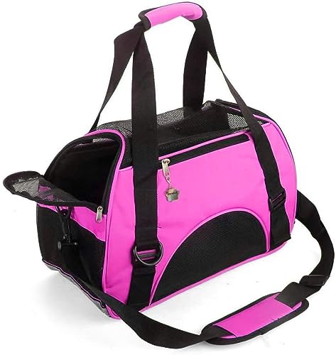 ZaneSun Cat Carrier,Soft-Sided Pet Travel Carrier for Cats,Dogs Puppy Comfort Portable Foldable Pet Bag Airline Approved (...