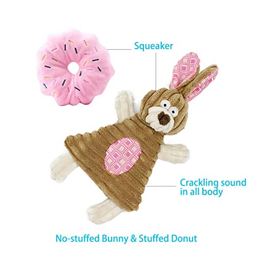 Volacopets Puppy Toys for Teething, Puppy Chew Toys for Small Dogs, Crinkle Dog Toys Small Breed Boredom and stimulating, ...