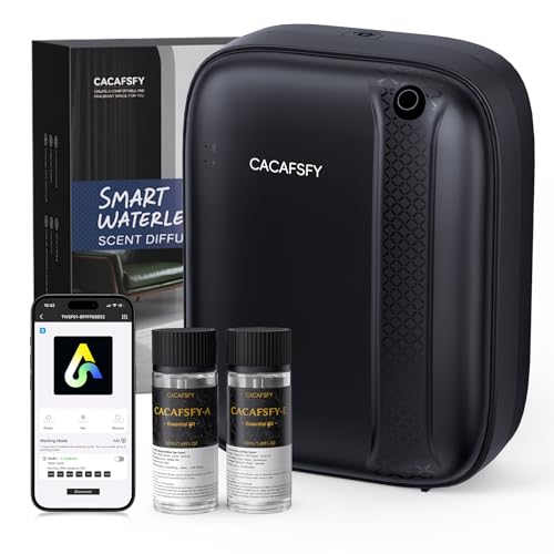 Waterless Essential Oil Diffuser,(2 * 50ml Fragrances Included) 3000 Sq.Ft Coverage 400ml Capacity Hotel Scent Diffuser,Co...