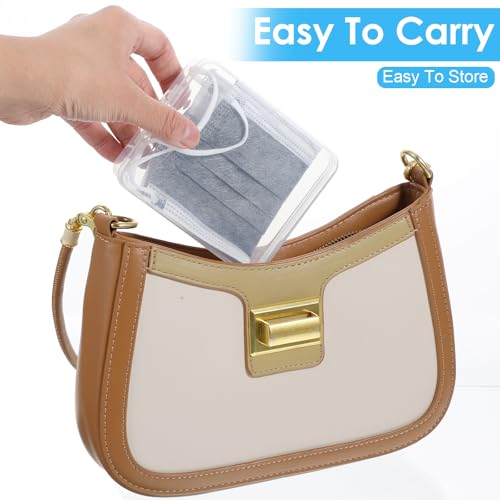 Portable Travel Cotton Pad Holder 3 Pcs Travel Qtips Case Cotton Pad Holder Travel Dispenser Cosmetic Sponge Storage Box C...