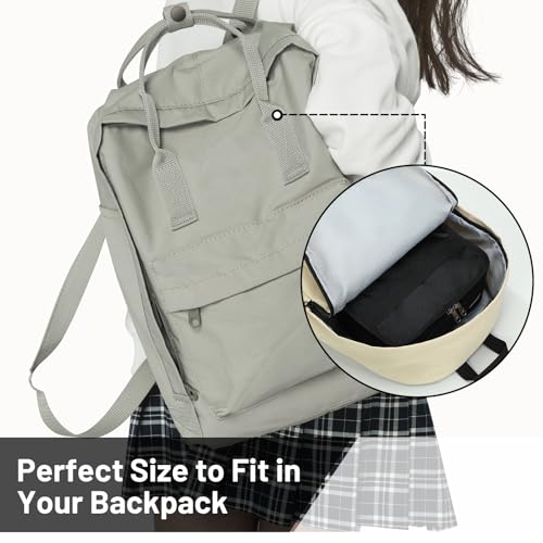 MIER Small Lunch Bag for Kids & Adults Compact Insulated Lunch Box Portable Thermal Mini Cooler for Work School Travel, Black