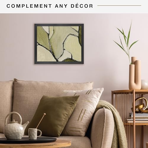 MCS Studio Gallery 16x20 Poster Frame Black Woodgrain Engineered Wood, Vertical & Horizontal Wall Hanging Large Picture Fr...