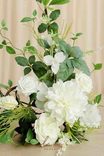 Ling's Moment 2pcs Wedding Flowers Garland Artificial Floral Swag Arch Decorations Greenery Arrangements Lily of The Valle...