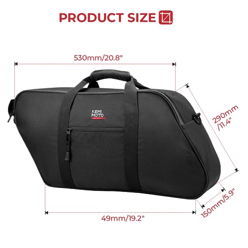 KEMIMOTO Street Glide Saddlebag Cooler, Saddle Bag Insert Cooler Single-Sided for Touring Road Glide Electra Glide and Mod...