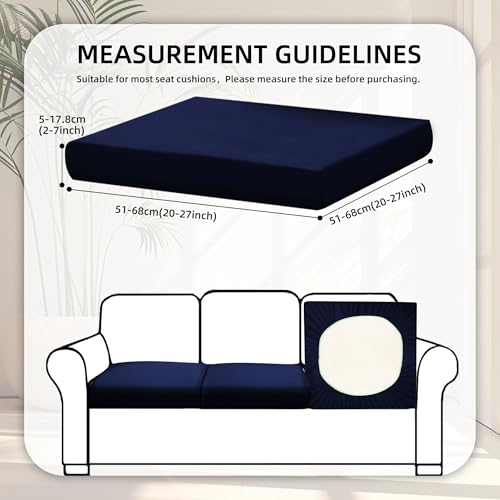 8Pcs Stretch Patio Cushion Covers,Outdoor Couch Covers Replacement,Outdoor Couch & Sofa Slipcovers,for Patio Furniture Cus...