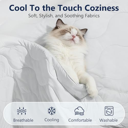 MIXJOY Cooling Blanket for Medium Dogs Breathable, Dual-Sided with Q-MAX>0.5, Lightweight Pet Cooling Throw Blanket Summer...